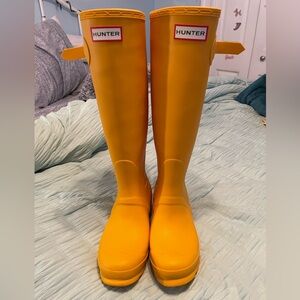 Hunter Tall Yellow Rain Boots